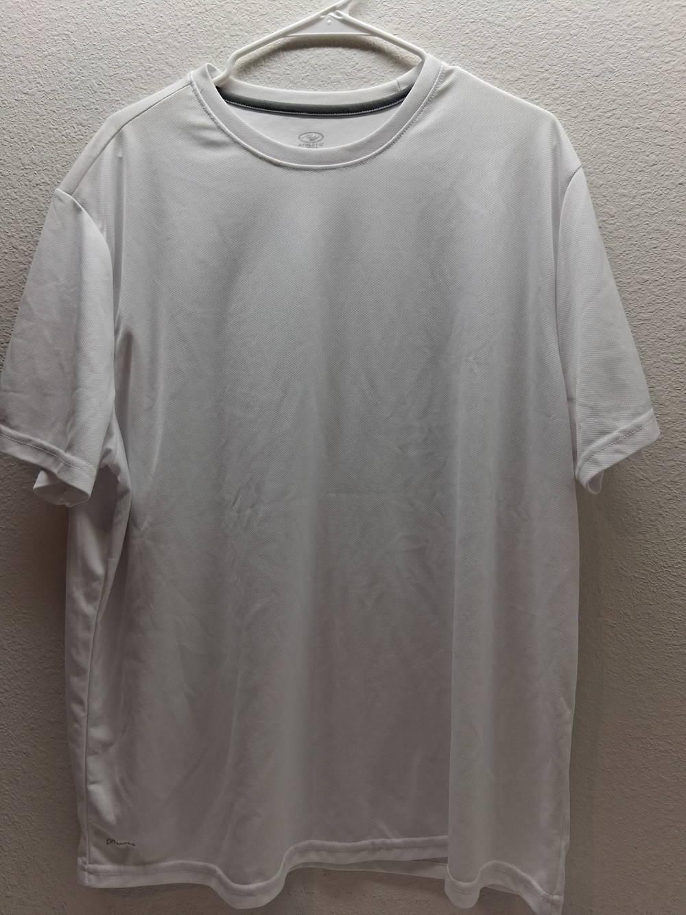 Athletic Works White Short-Sleeve Performance Tee